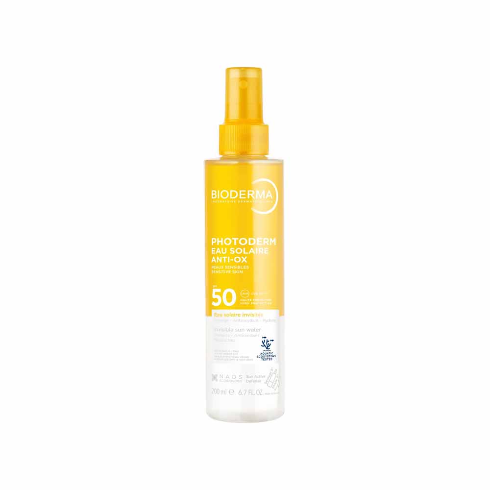 Bioderma Photoderm Eau Solaire SPF50 Anti-OX piel sensible 200 ml