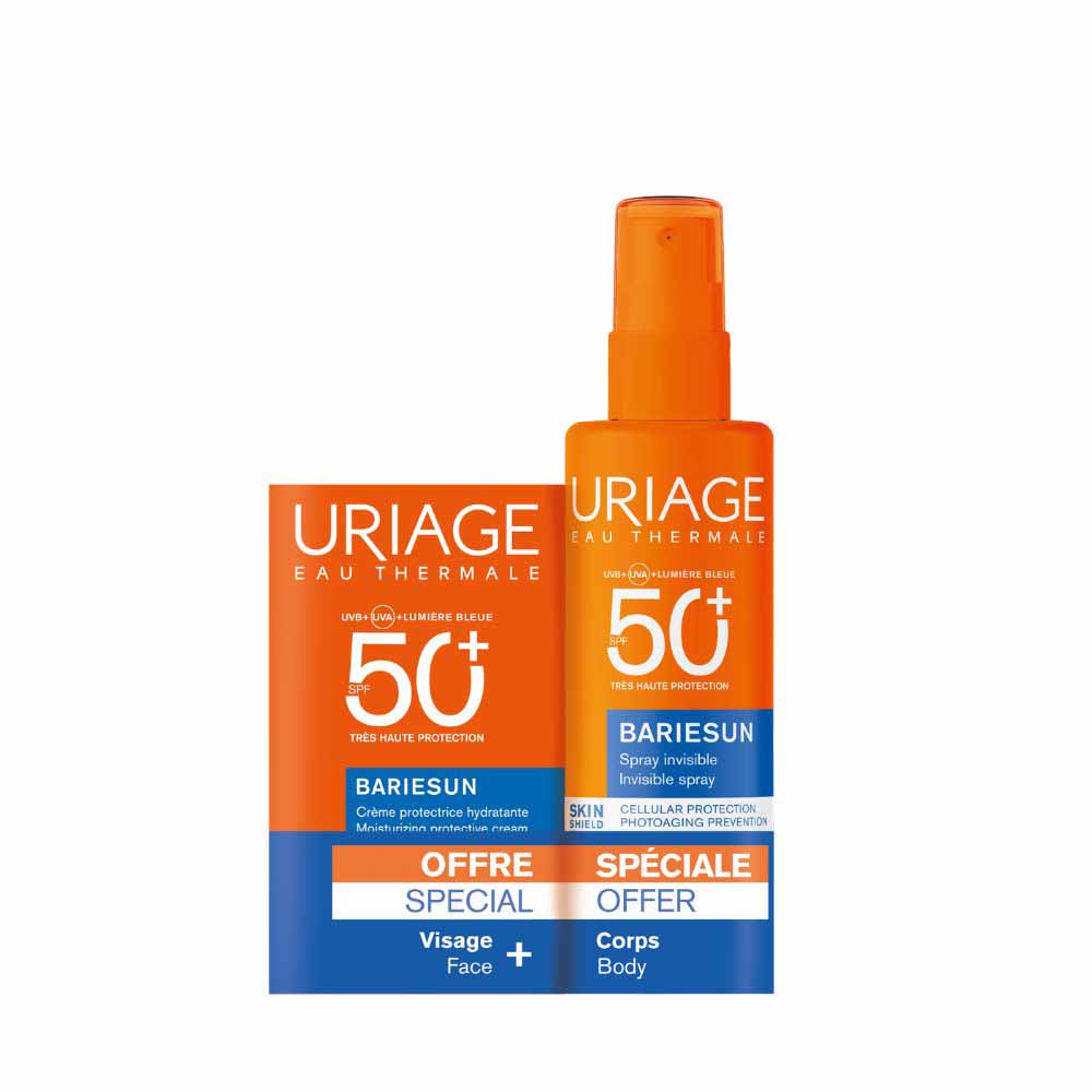 Uriage Bariésun Crema protectora rostro y spray invisible corporal