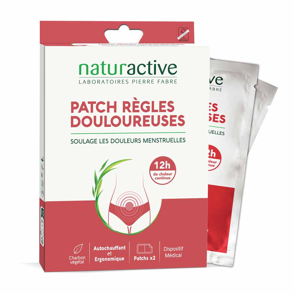 Naturactive Parche calentador para reglas dolorosas 2 x 1