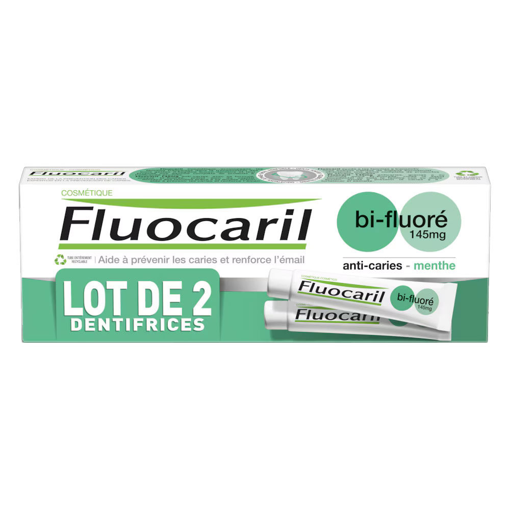 Fluocaril Pasta dentífrica bi-flúor menta 2x75ml