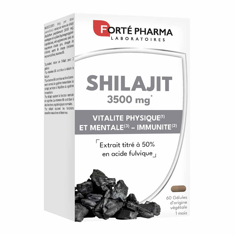 Forté Pharma Shilajit 1000 mg 60 cápsulas vegetales