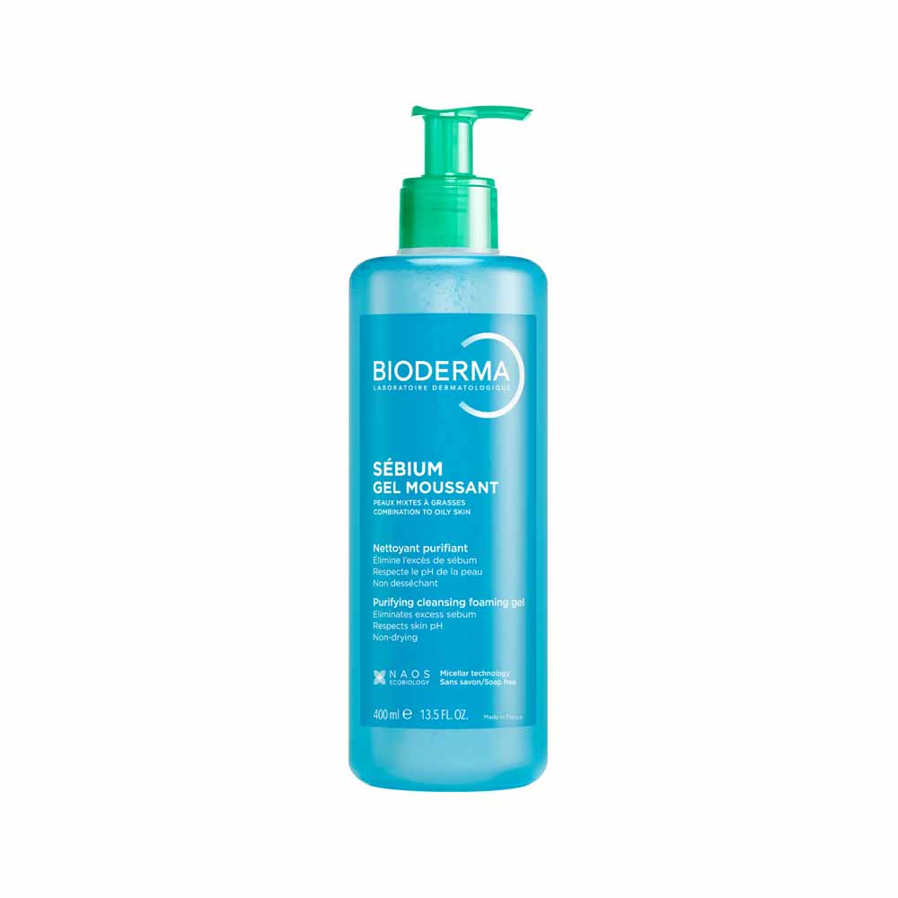 Bioderma Sebium Gel espumoso piel mixta y grasa 400 ml