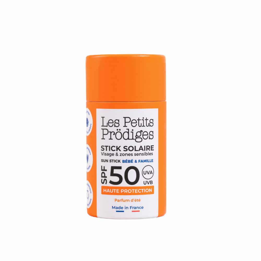 Les petits prodiges Stick solar SPF50+ bebés y familia 15 g