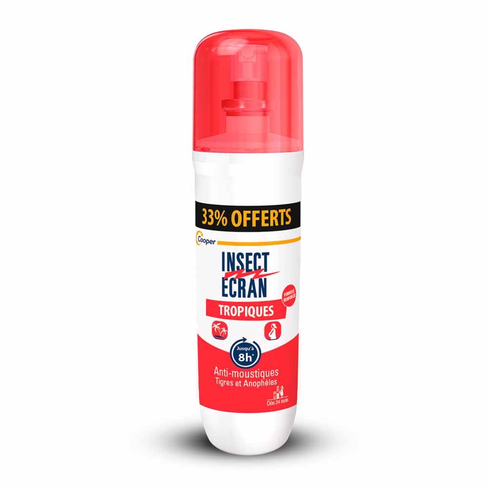 Insect Ecran Piel Antimosquitos tropicales 8h 75 ml + 33% gratis