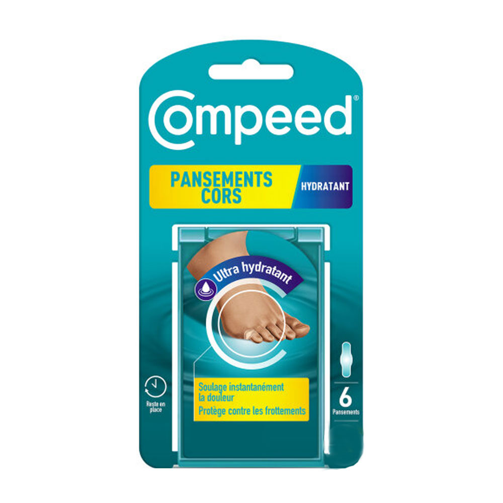 Compeed Emplastos hidratantes medianos de maíz x6
