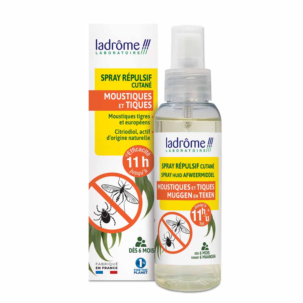 Ladrôme Spray repelente de mosquitos y garrapatas 100 ml