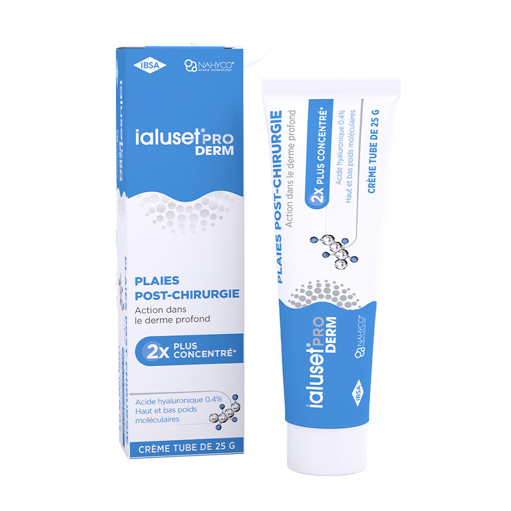 IBSA Ialuset Pro Derm Crema para heridas postquirúrgicas 25 g
