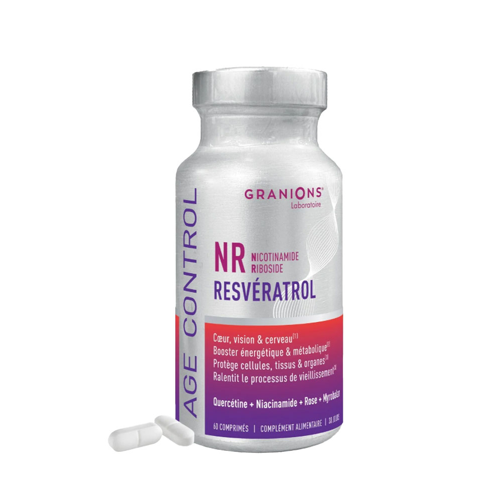 Granions Complex Control edad NR resveratrol niacinamida ribósido 60 comprimidos