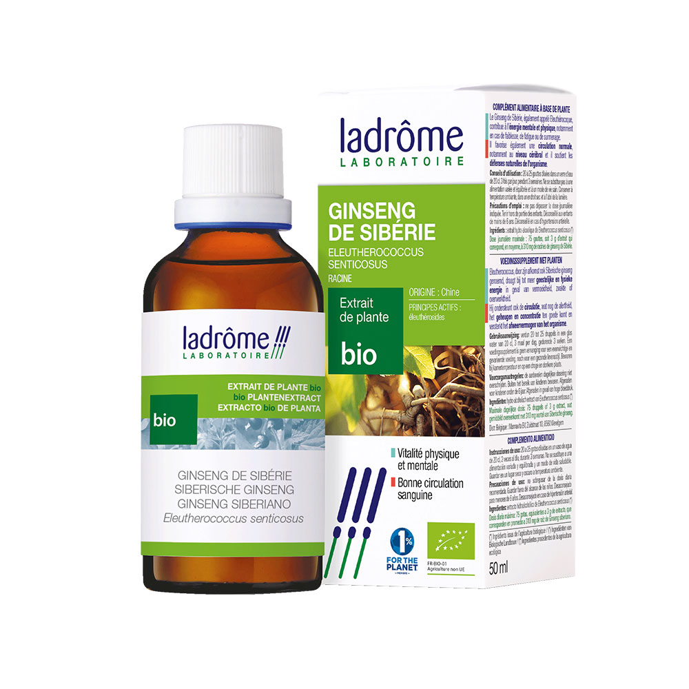 Ladrôme Extracto de planta ginseng de Siberia raíz 50 ml