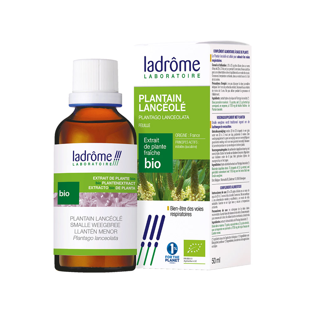 Ladrôme Extracto de planta llantén lanceolado hoja 50 ml