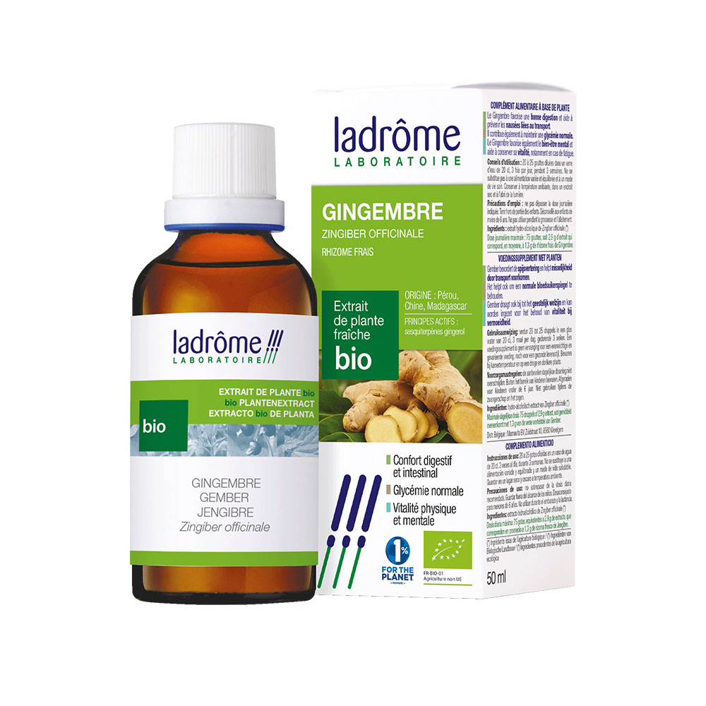 Ladrôme Extracto de planta jengibre rizoma fresco 50 ml