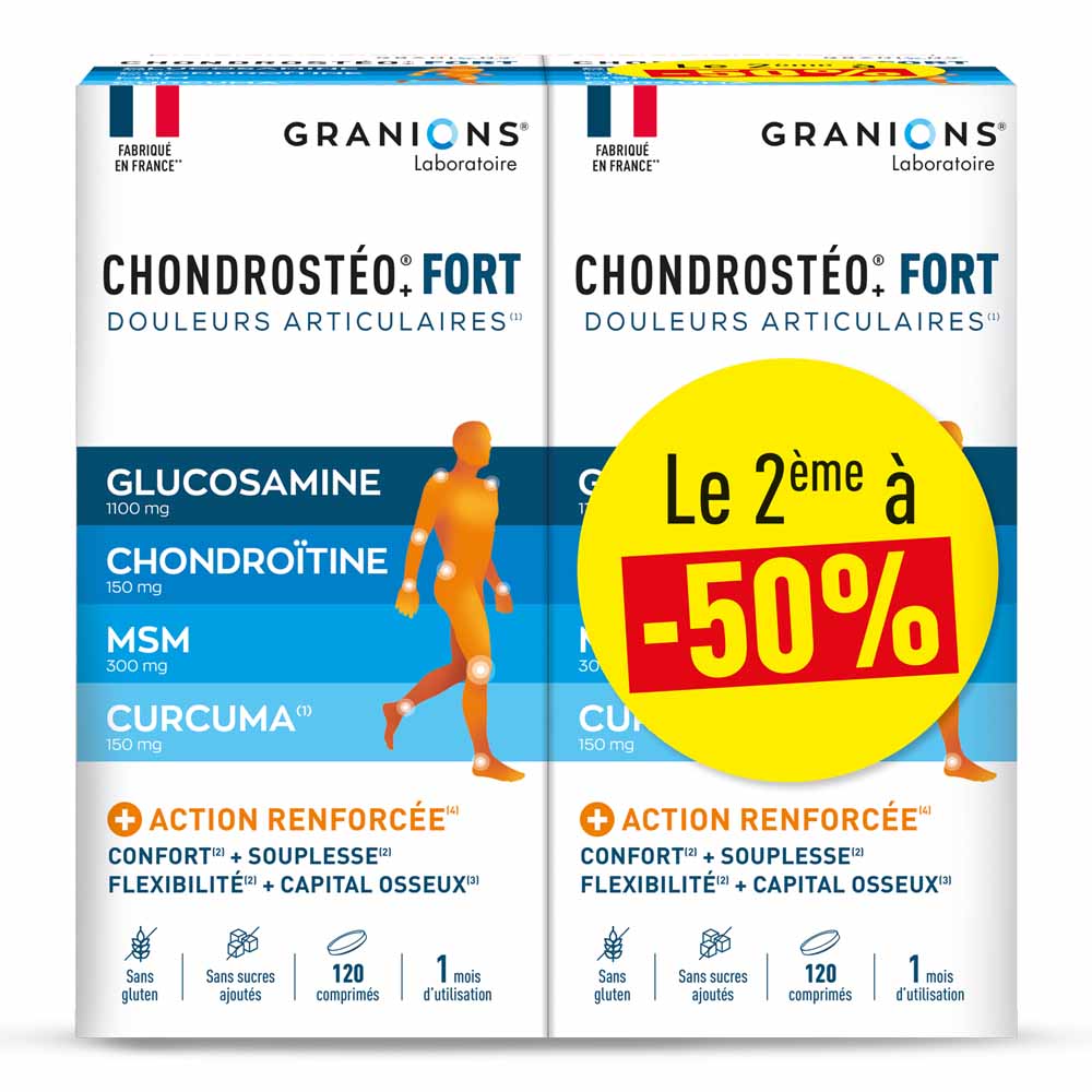 Granions Chondrosteo Fort articulaciones 2x120 Comprimidos