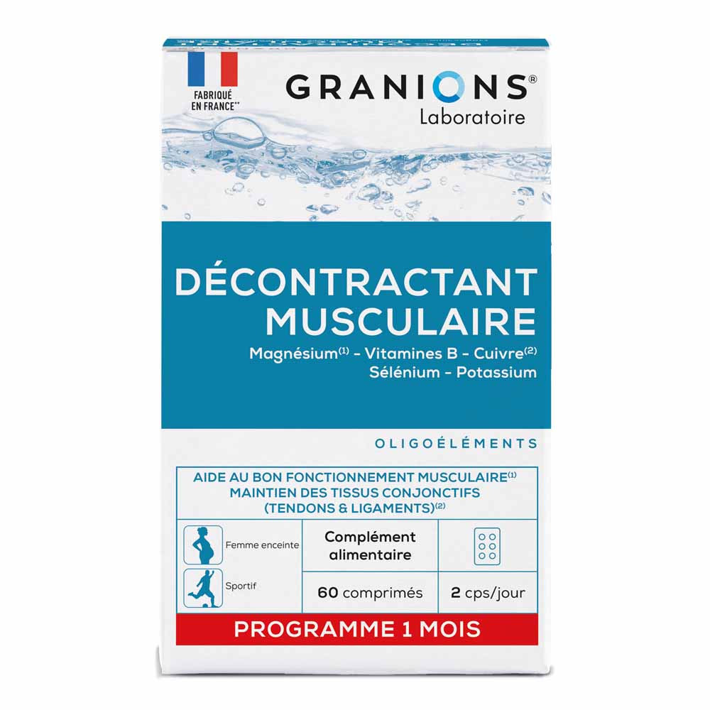Granions Descontracturante muscular 60 comprimidos