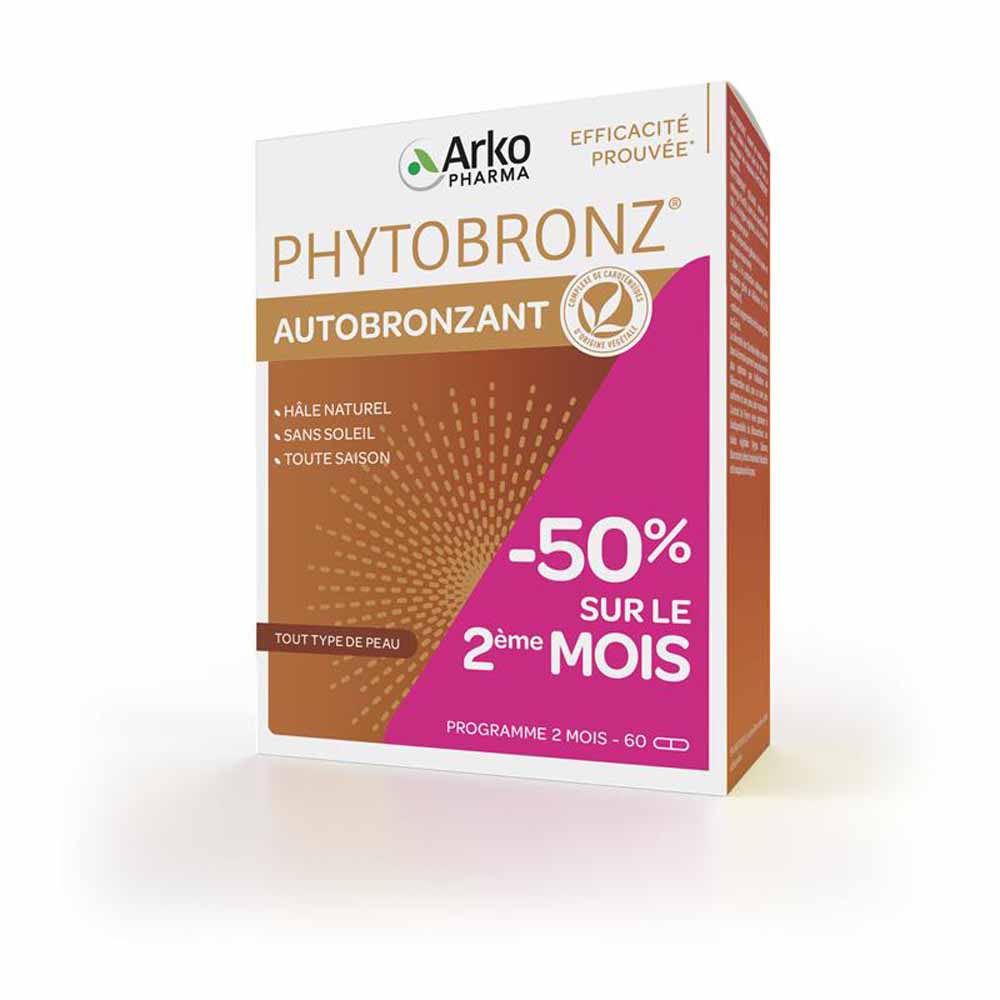Arkopharma Phytobronz Autobronceador 2x30 capsules