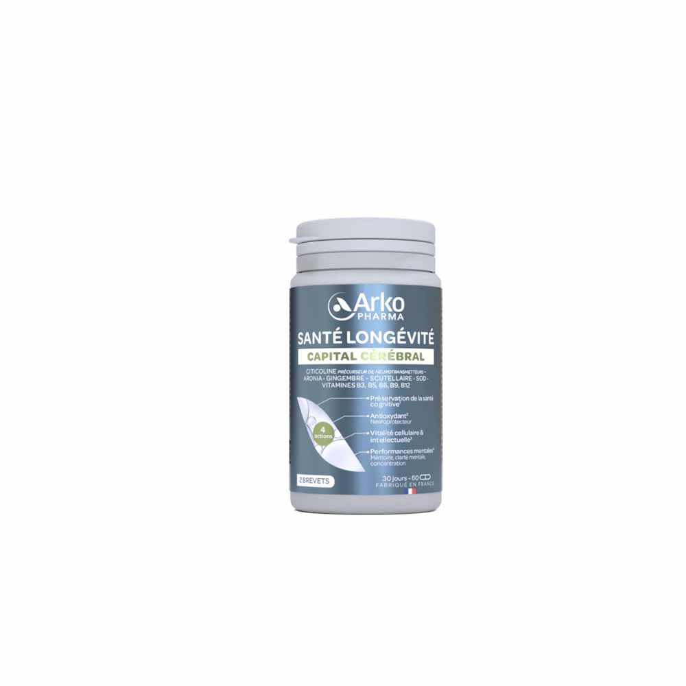 Arkopharma Salud Longevidad Cerebral 60 cápsulas