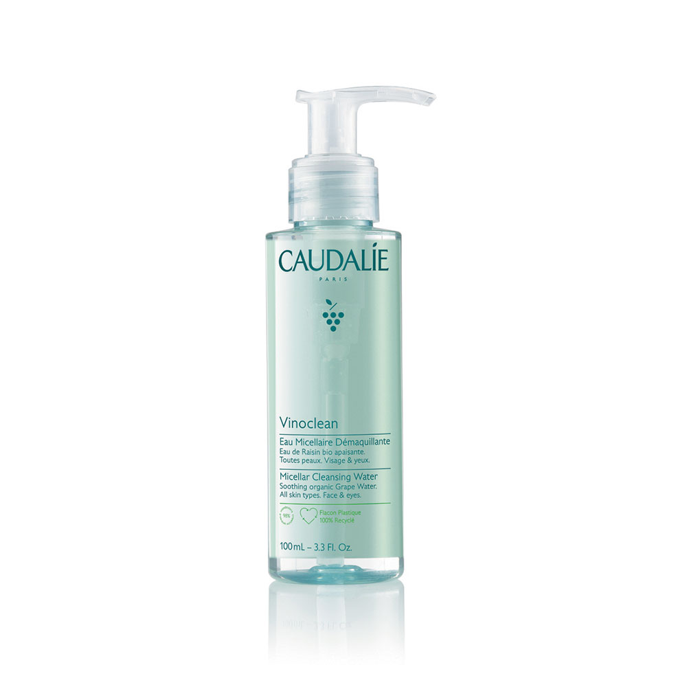 Caudalie Vinoclean Agua micelar desmaquillante rostro y ojos 100 ml