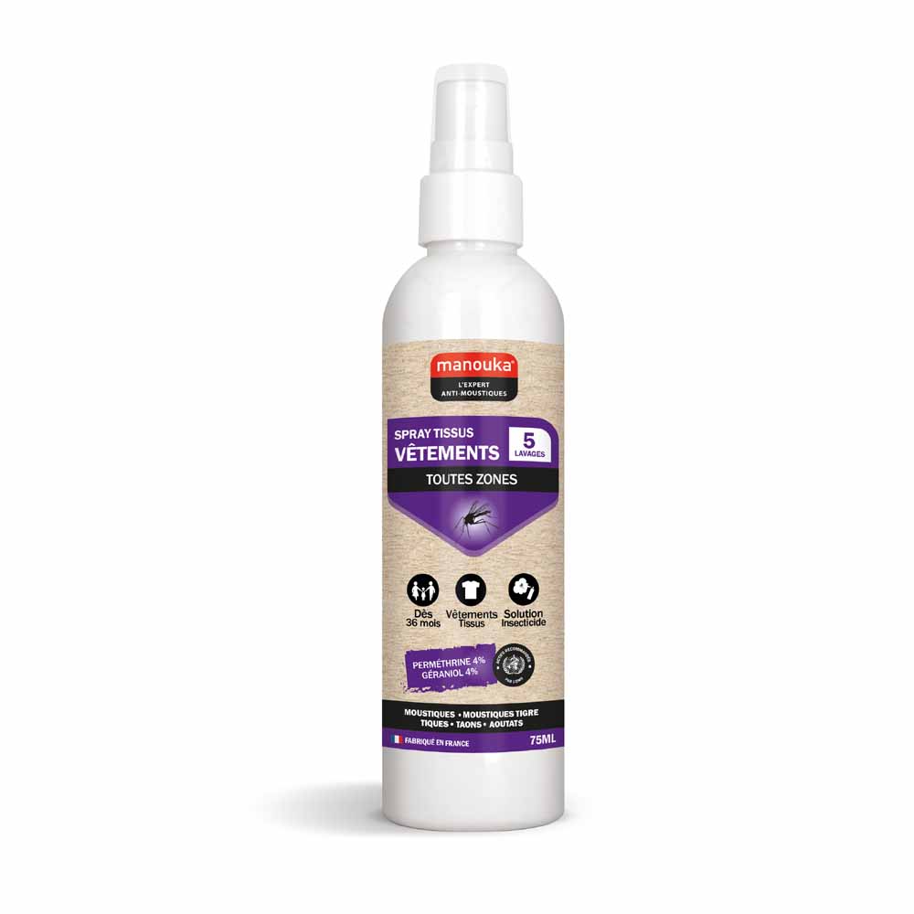 Manouka Antimosquitos Spray Textil Todas Las Zonas 75 ml