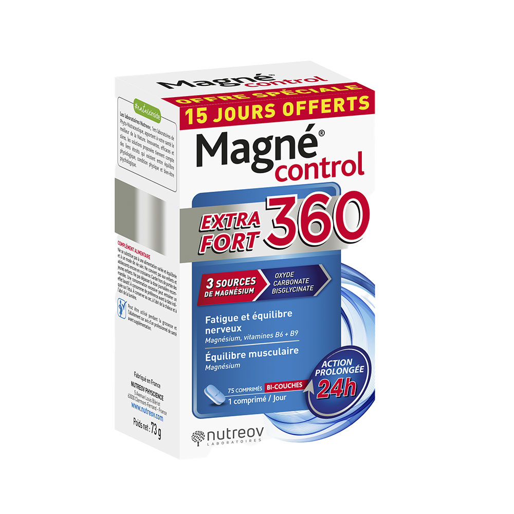 Nutreov Magnécontrol Extra Fort 360 60 comprimidos + 15 de regalo