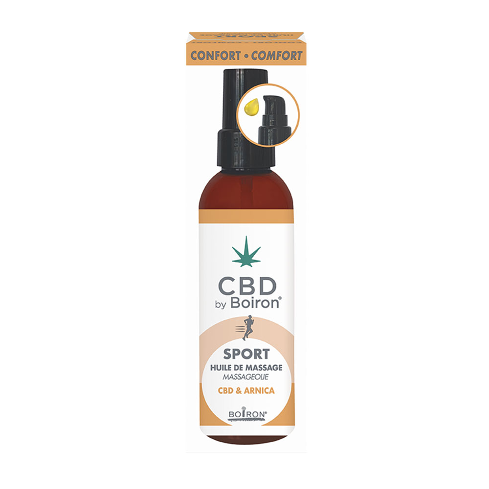 Boiron Aceite de masaje CBD y árnica 100 ml