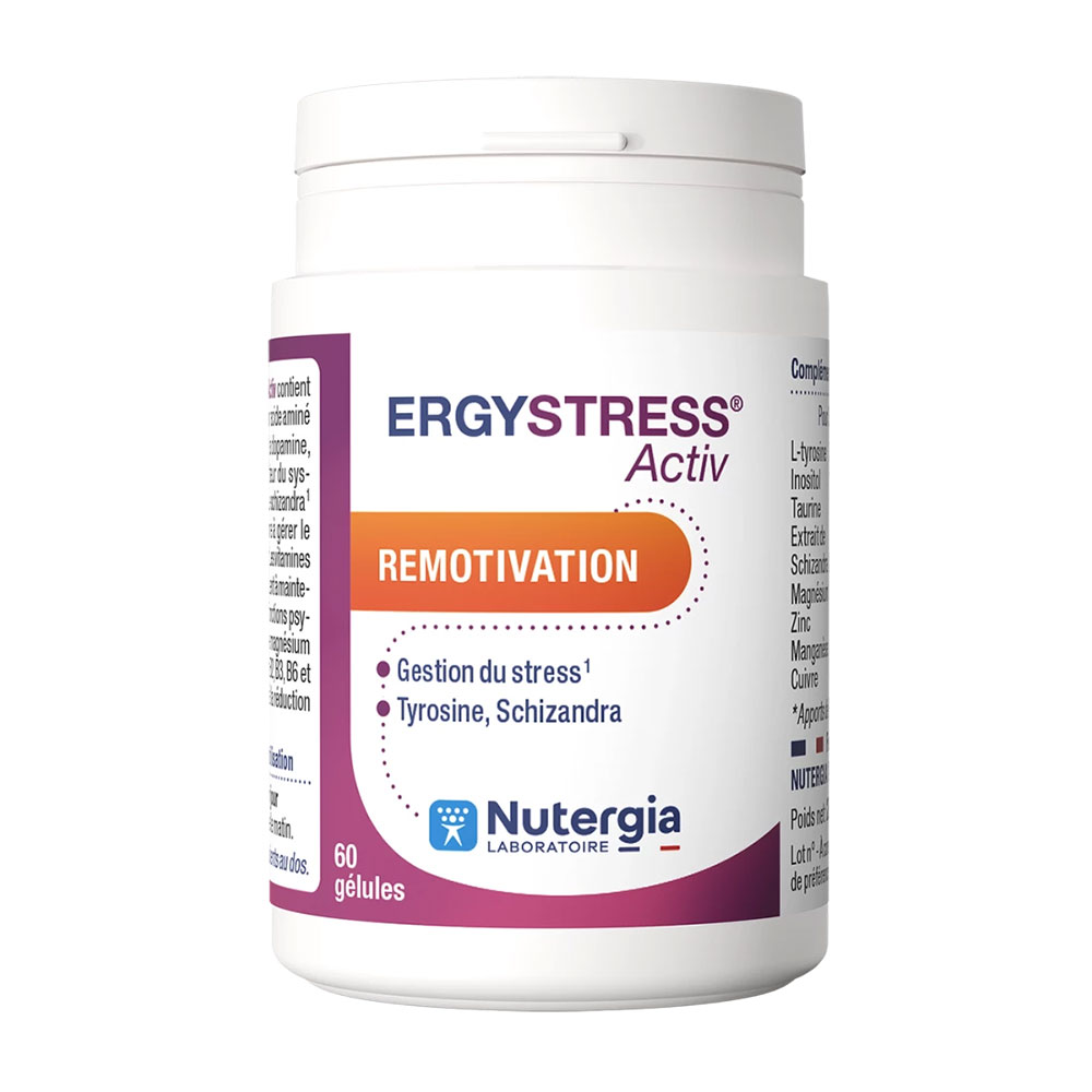 Nutergia Ergystress activ para la motivación 60 cápsulas