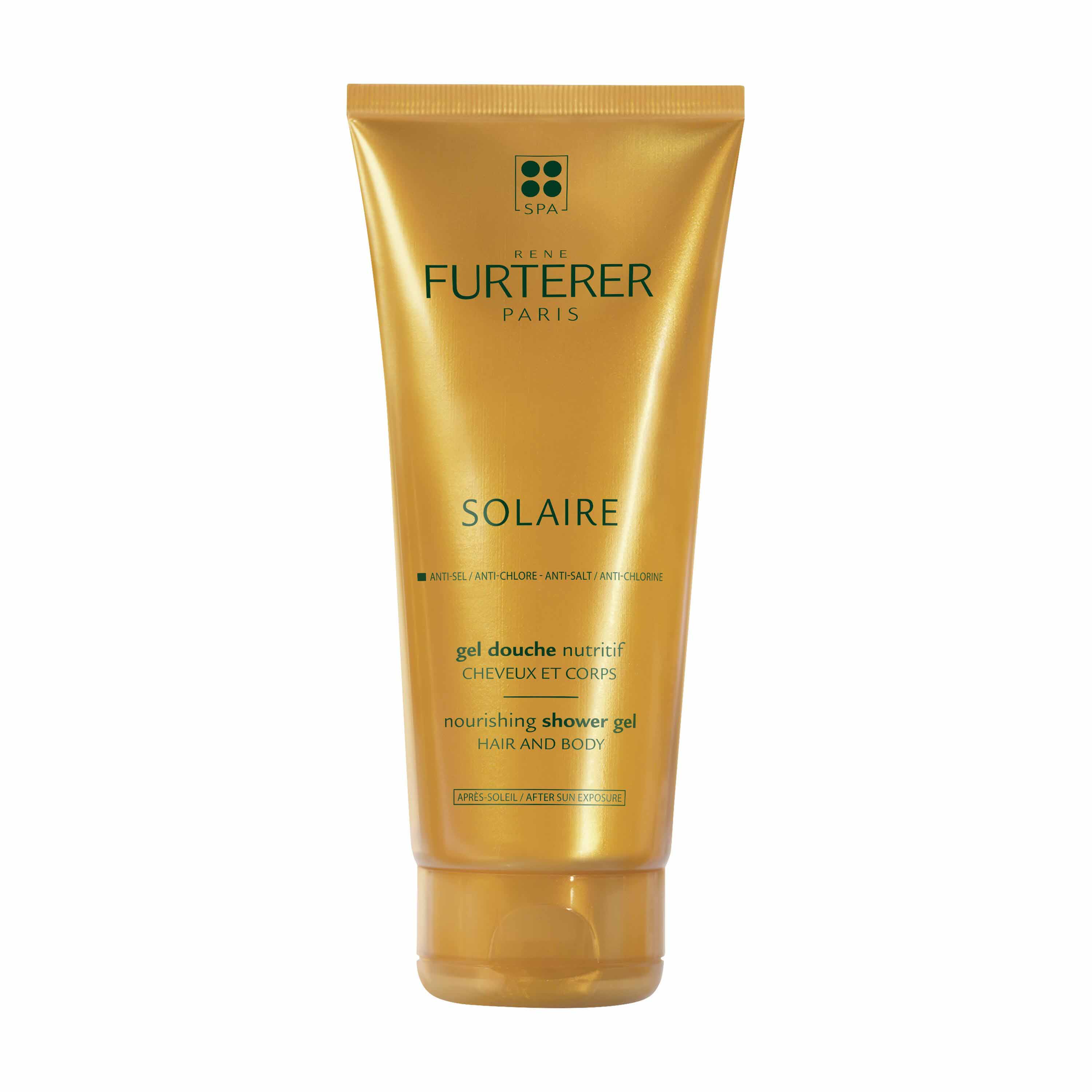 René Furterer Solaire Gel de ducha nutritivo cuerpo y cabello 200 ml