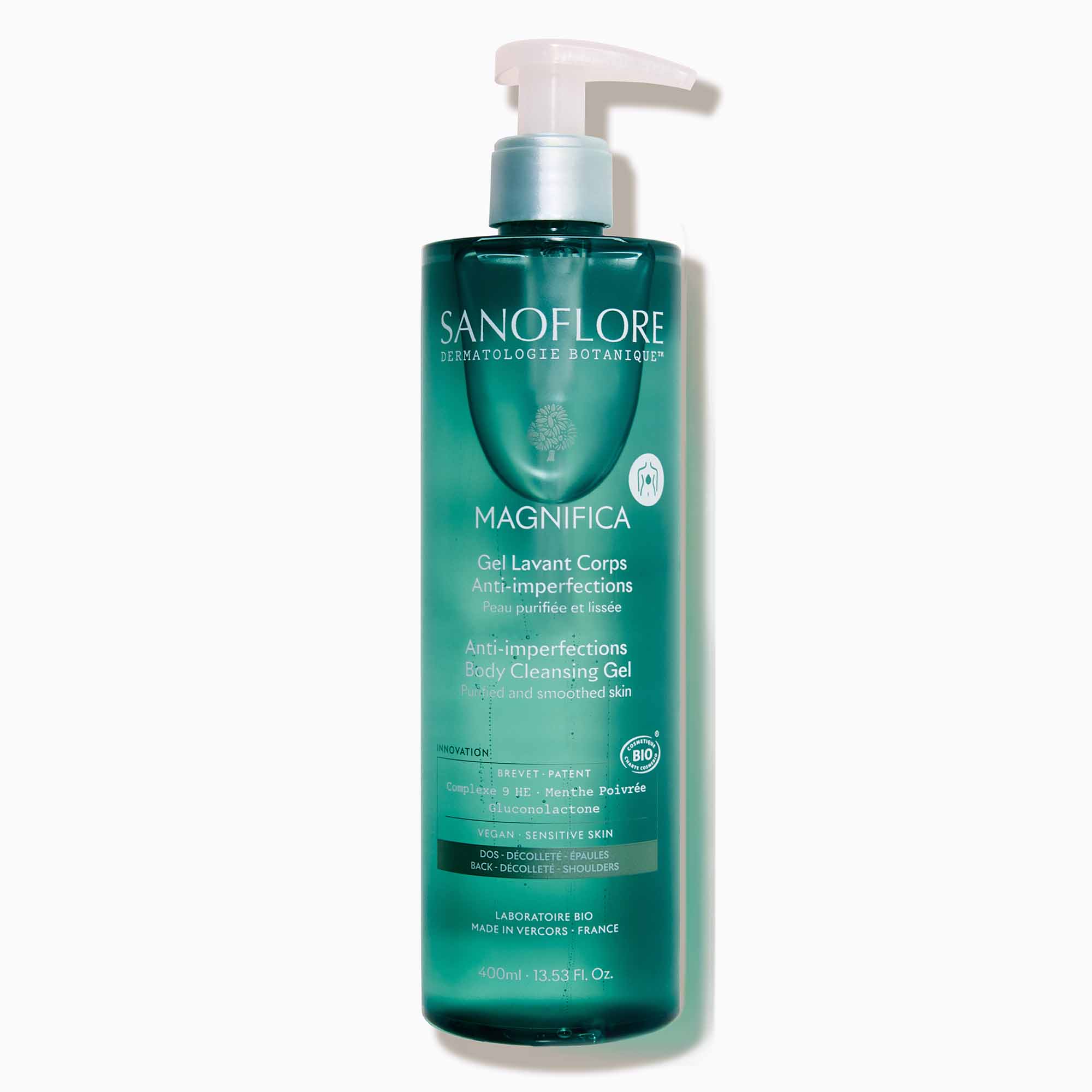 Sanoflore Magnifica Gel limpiador corporal antiimperfecciones mixtas con imperfecciones 400 ml