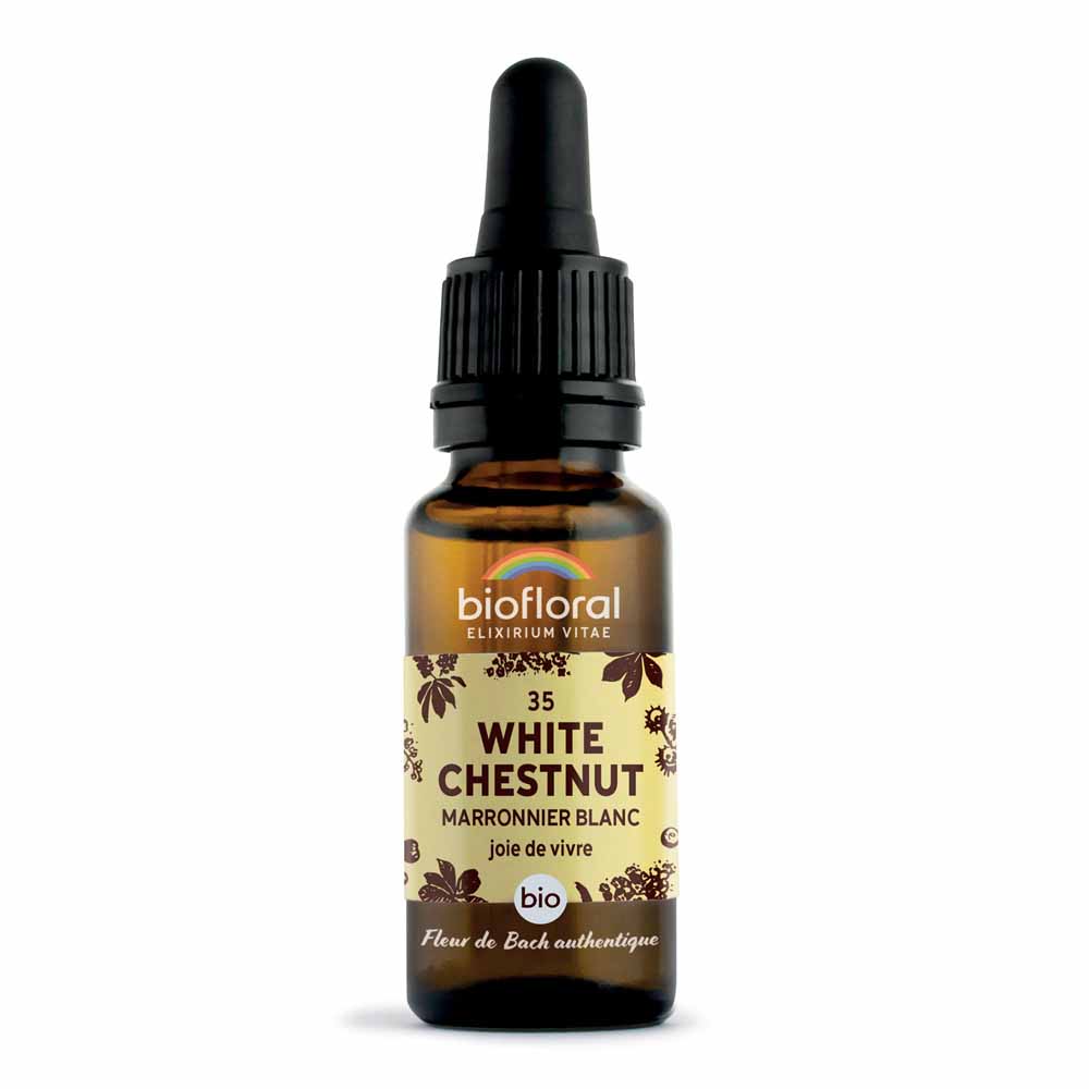 Biofloral Castaño blanco bio Demeter flores de Bach vitalidad alegría de vivir 20 ml