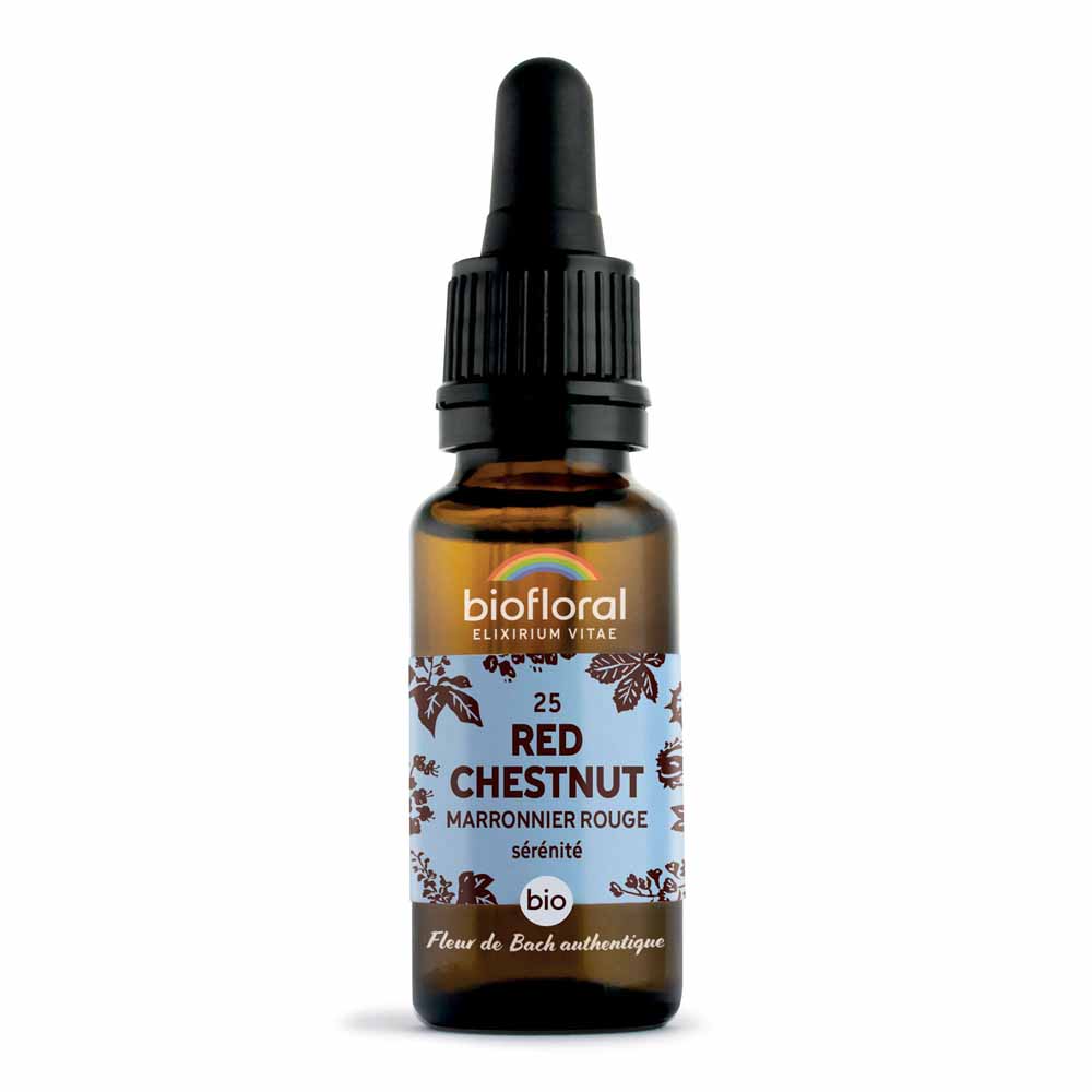 Biofloral Fleurs de Bach n°25 Castaño Rojo Bio Demeter 20 ml