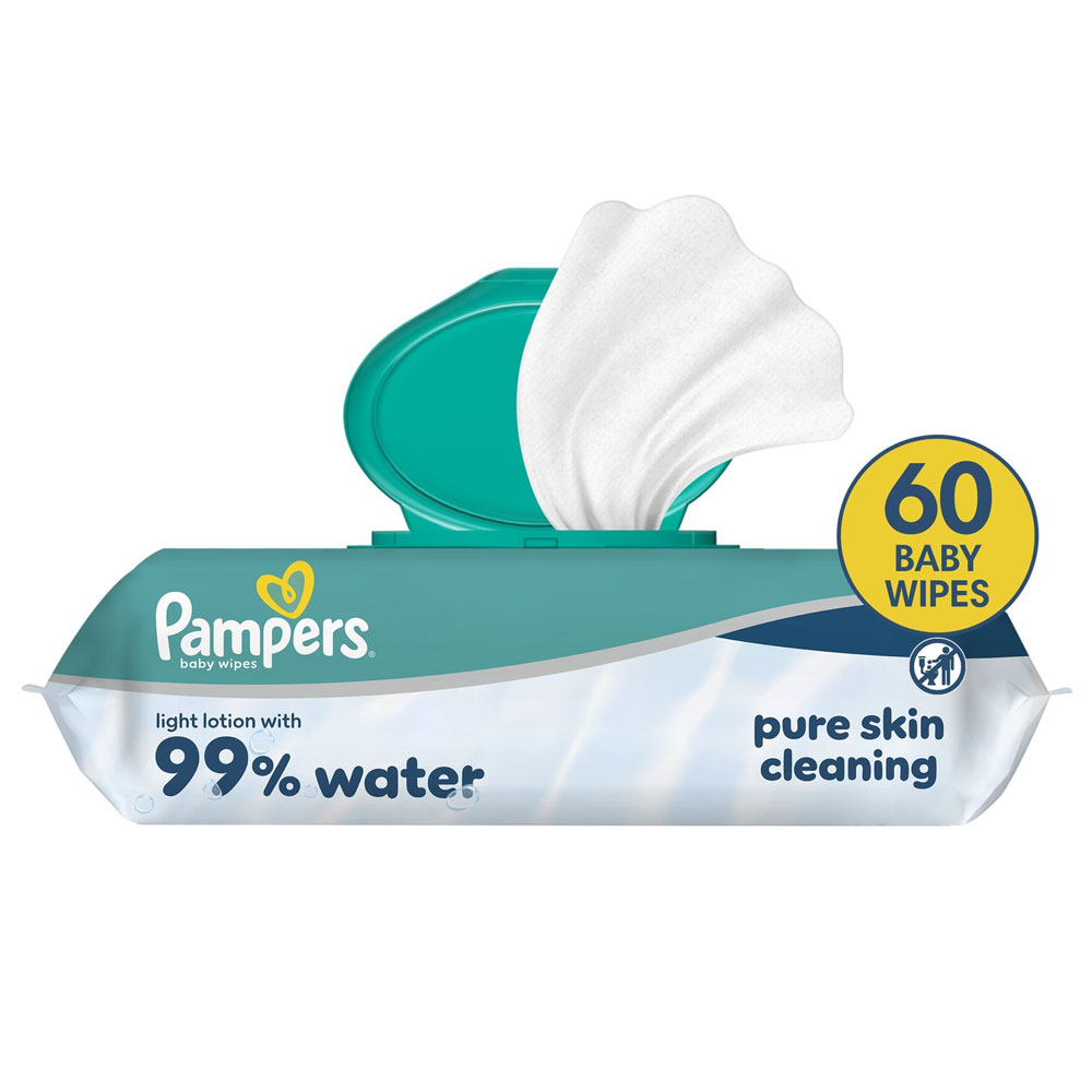 Pampers Toallitas 99% agua 60 cápsulas