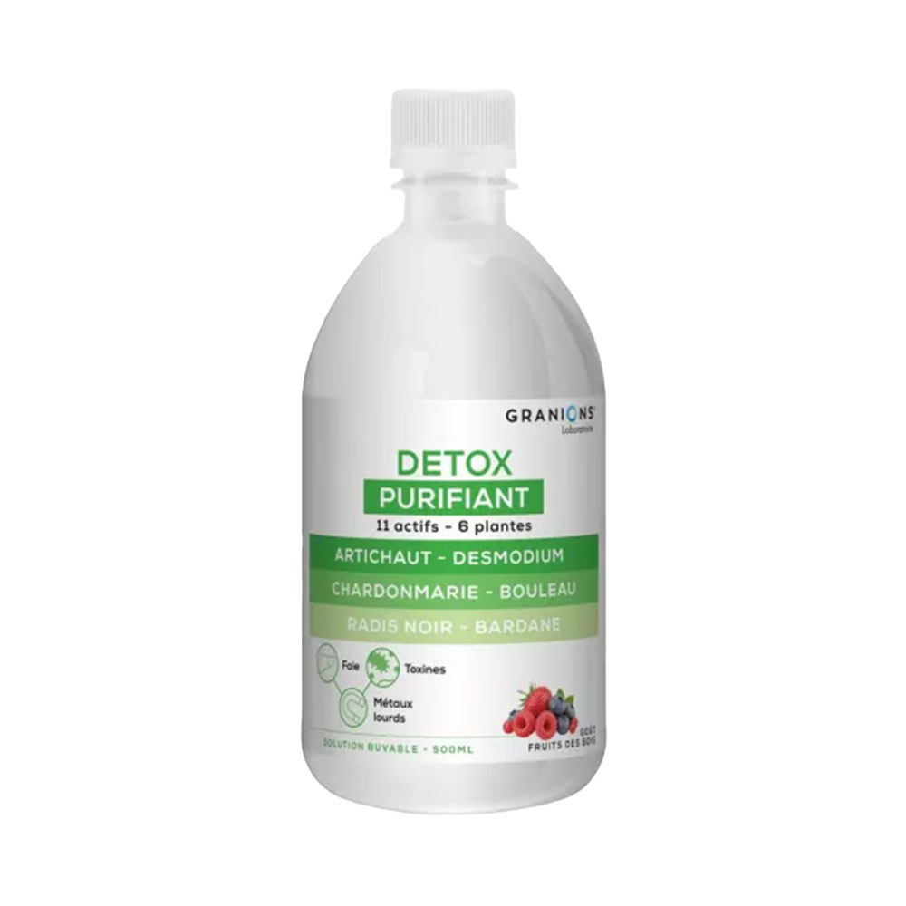 Granions Silueta detox bebida sabor frutos rojos plaintext sabor frutos rojos 500 ml