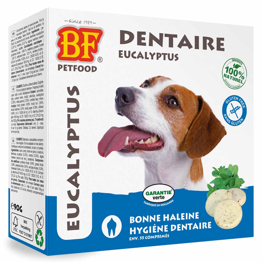 Biofood BF Petfood Aliento y dientes para perros 55 comprimidos