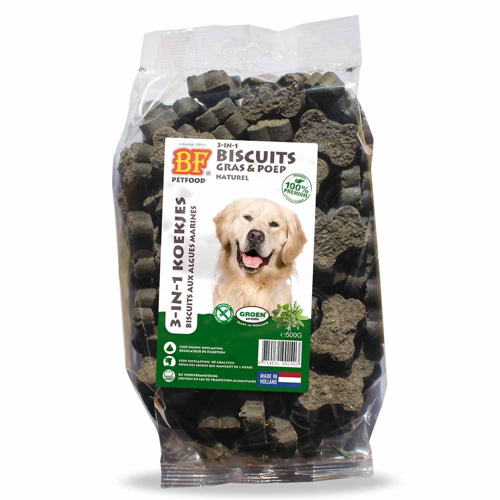Biofood BF Petfood Galletas de algas 3 en 1 para perros 500g