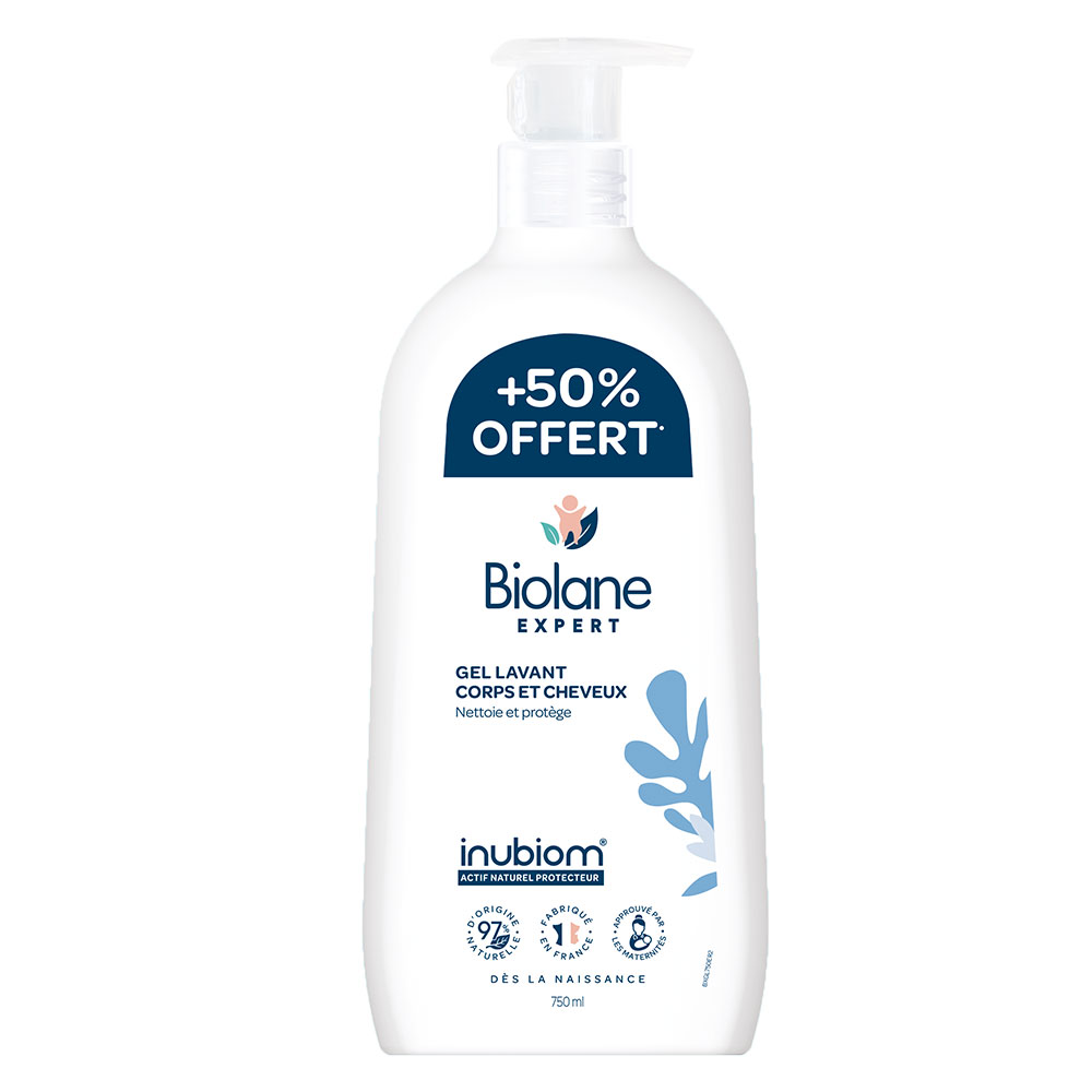 Biolane Experto Gel lavante cuerpo y cabello 750 ml