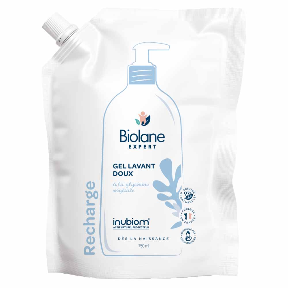 Biolane Experto Gel de limpieza suave con glicerina vegetal 750 ml