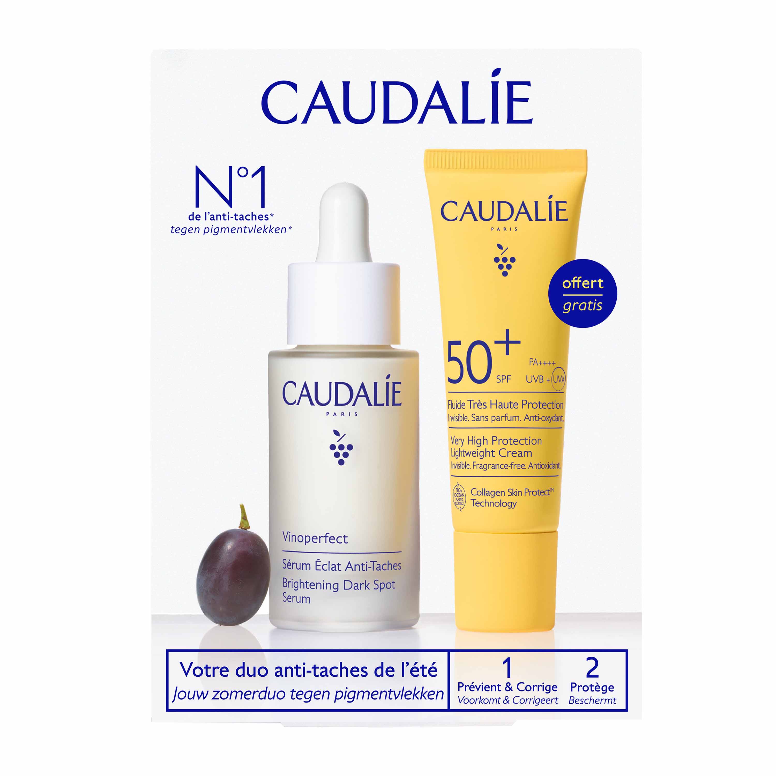 Caudalie Vinoperfect Dúo antimanchas de verano