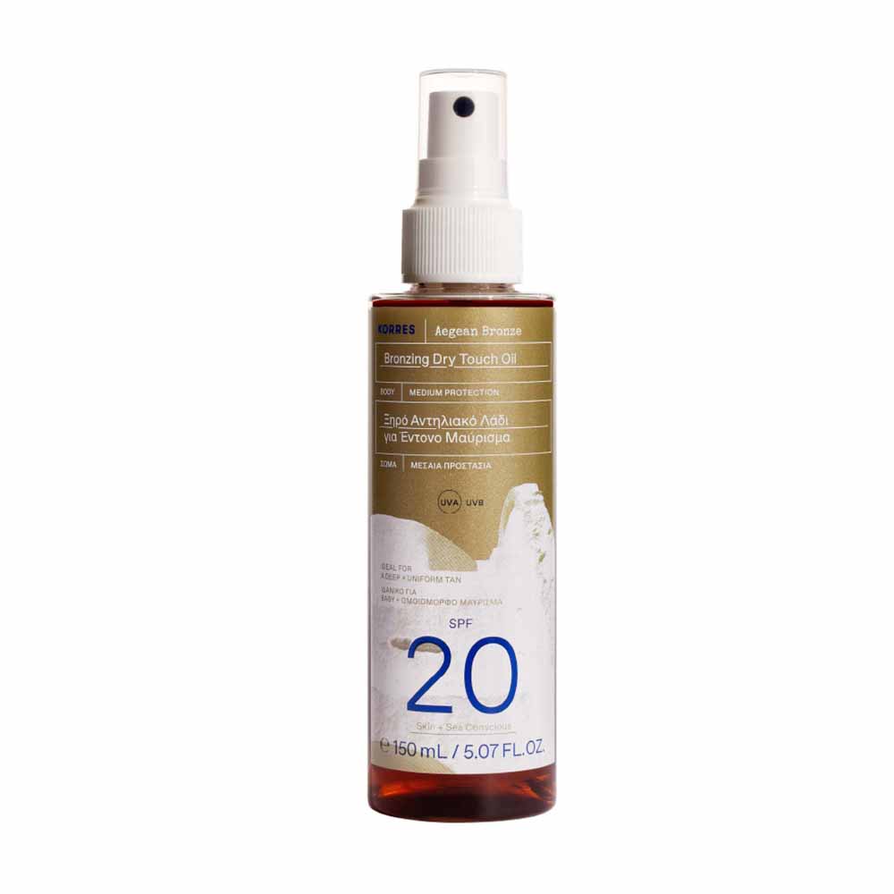 Korres Aegean Bronze Aceite Solar Bronceador SPF20 150 ml