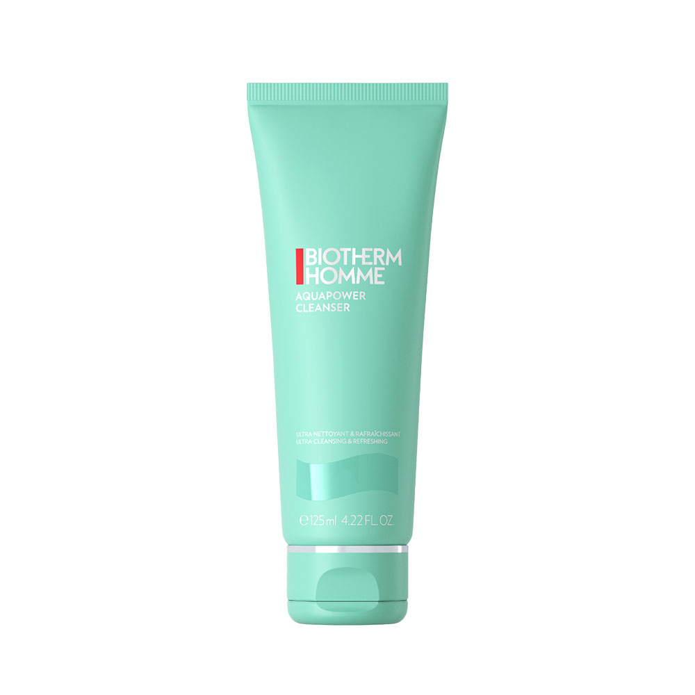 Biotherm Aquapower Gel limpiador fresco facial para hombre 125 ml