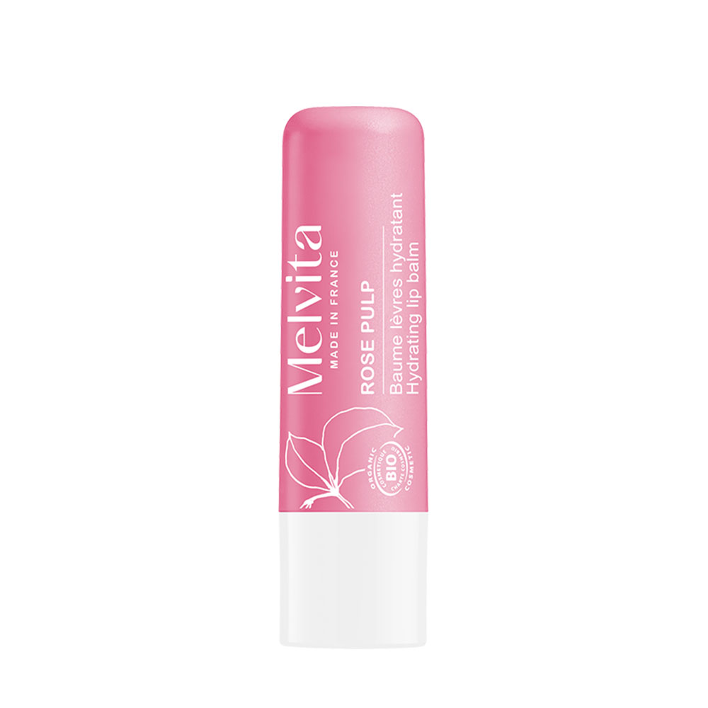 Melvita Pulpa de Rosa Bálsamo labial hidratante bio 4,5 g