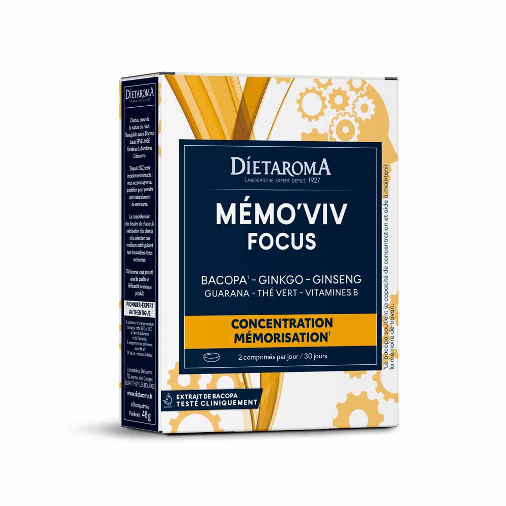 Dietaroma Memo'Viv Focus 60 comprimidos