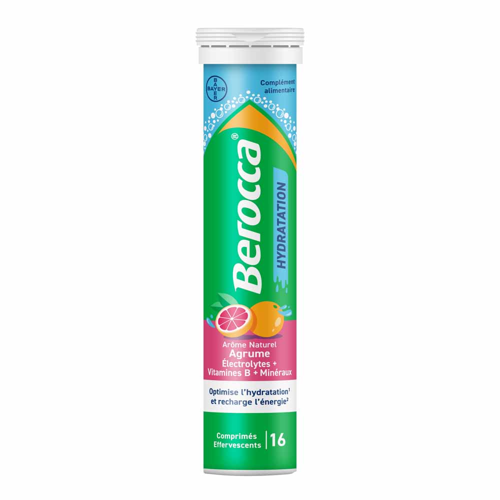 Bayer Hidratación Berocca 16 comprimidos efervescentes