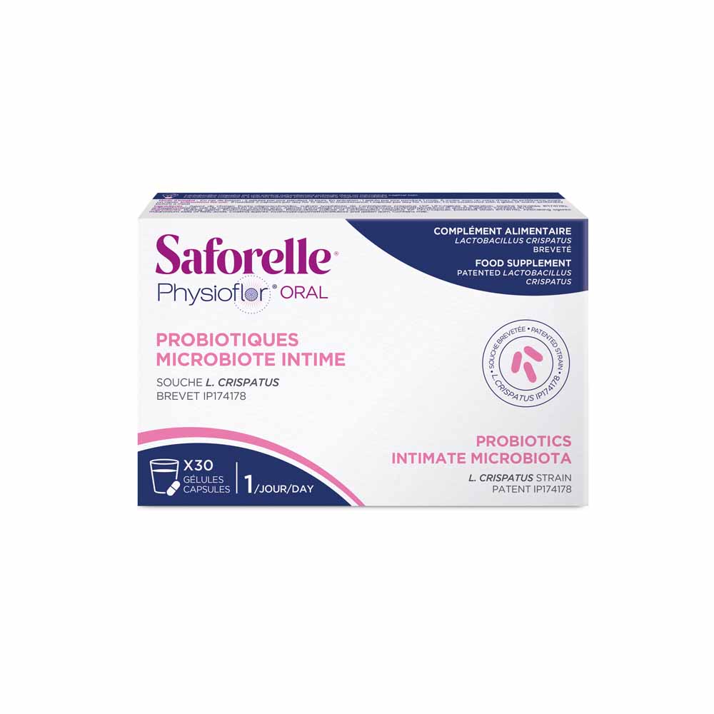 Saforelle Physioflor Vía oral flora íntma 30 cápsulas