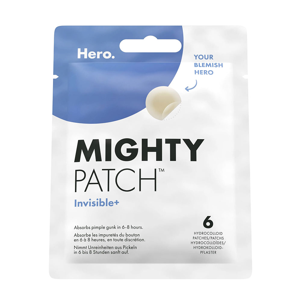 Hero Mighty Patch Invisible+ acné de día 6 parches