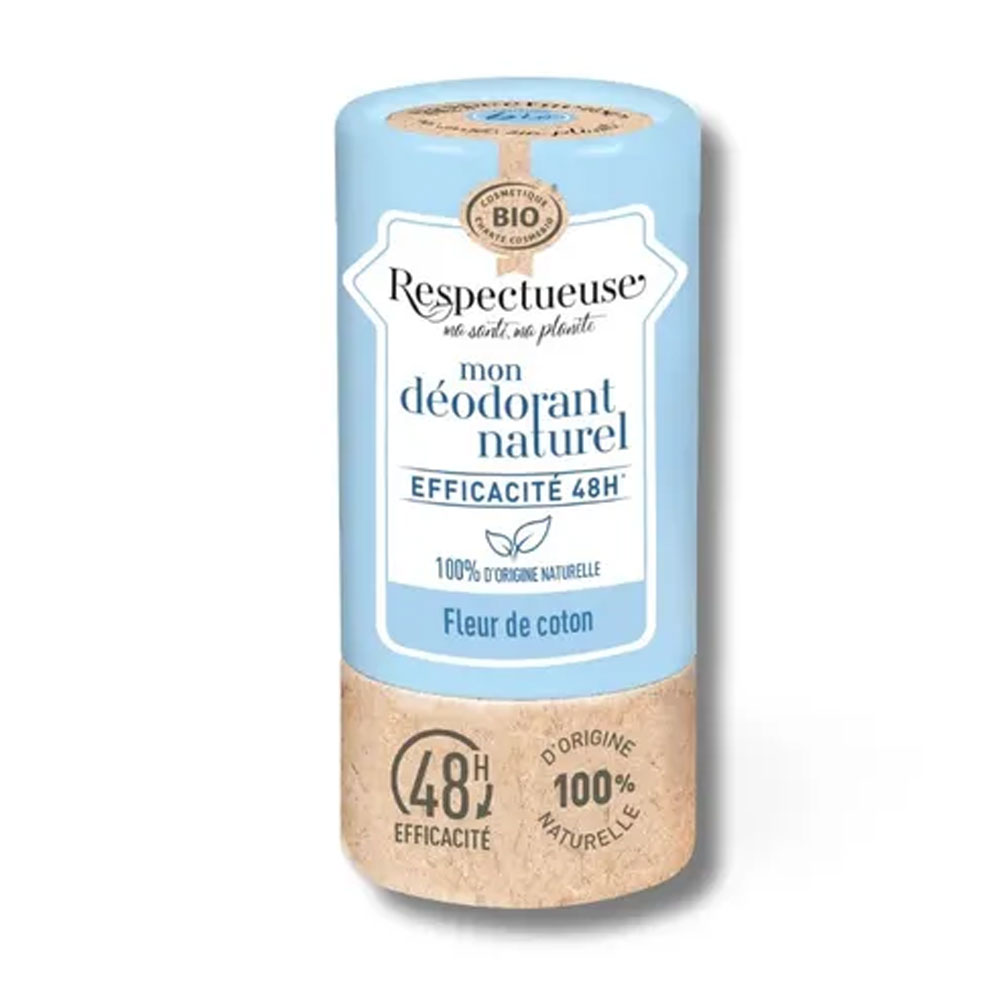 Respectueuse Desodorante flor de algodón bio 50 g