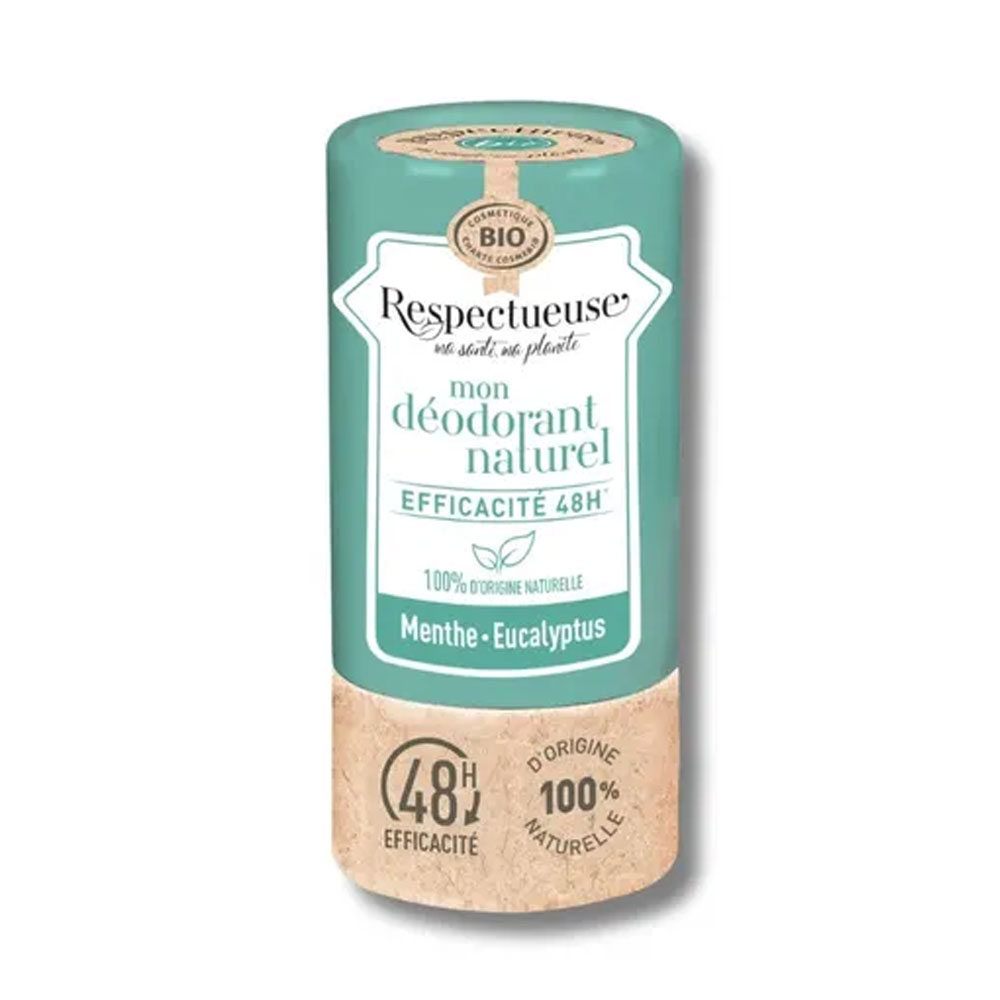 Respectueuse Desodorante menta eucalipto bio 50 g