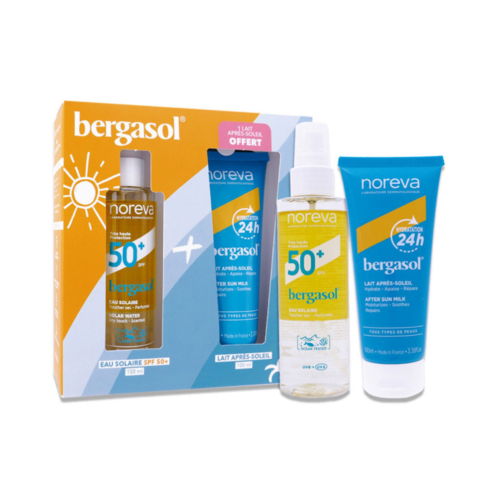 Noreva Pack solar SPF50+ + leche después del sol