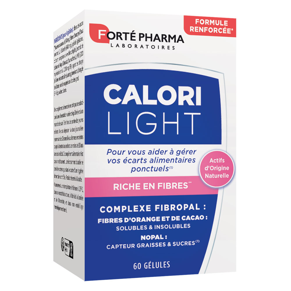 Forté Pharma CaloriLight Silueta captador de grasas fibras de nopal 60 cápsulas