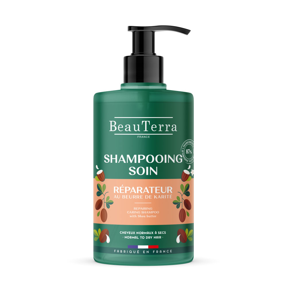 Beauterra Champú reparador cabello normal o seco 750 ml
