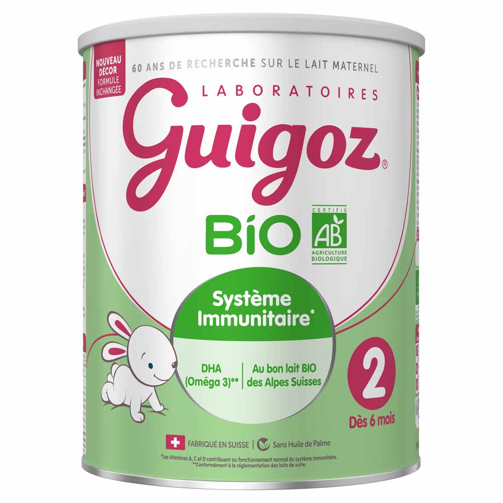 Guigoz Ecológica Leche en polvo 2 a partir de 6 meses 800 g