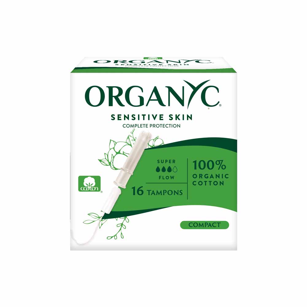 Organyc Almohadilla Super Aplicadora 100% Algodón Ecológico x16