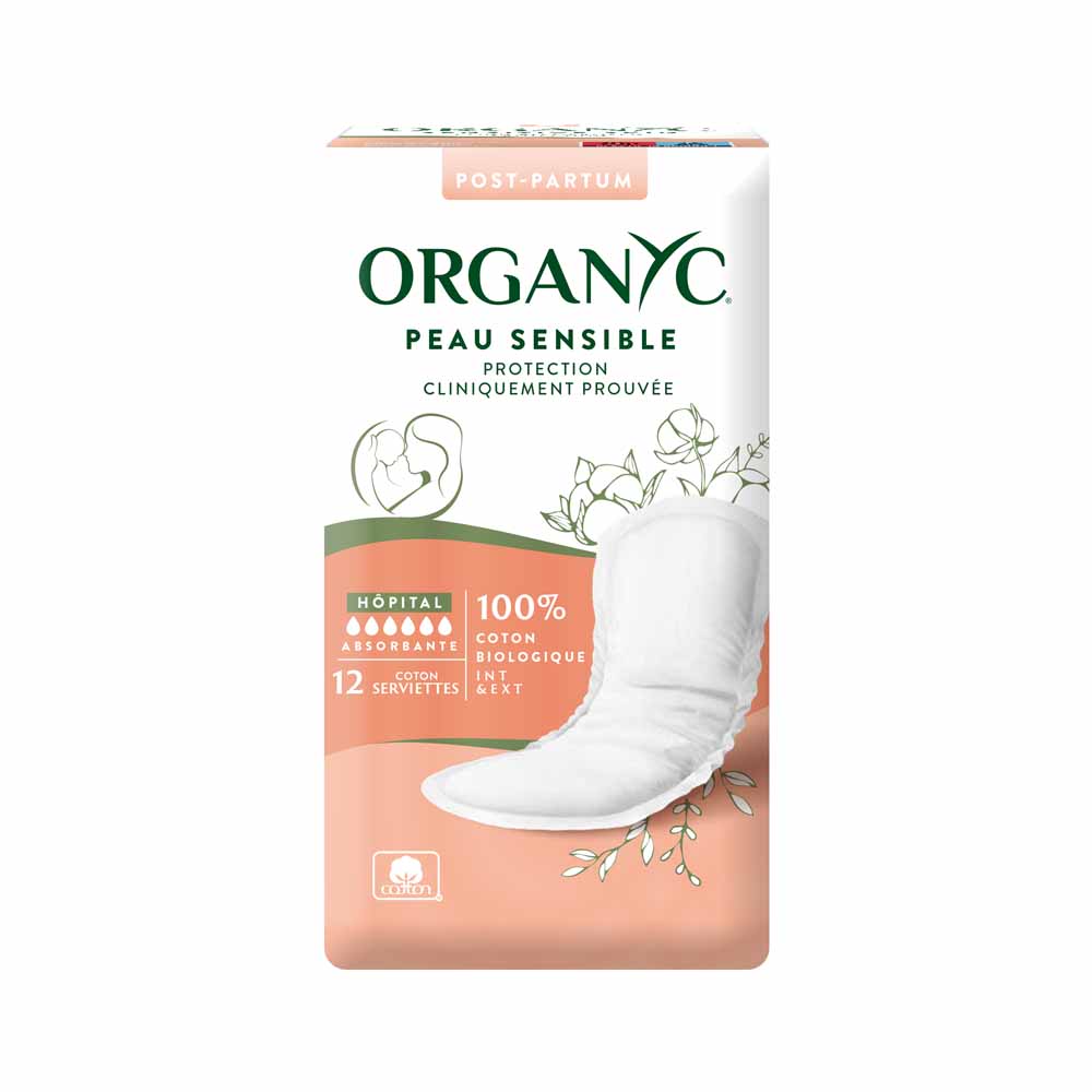 Organyc Protecciones Posparto x12